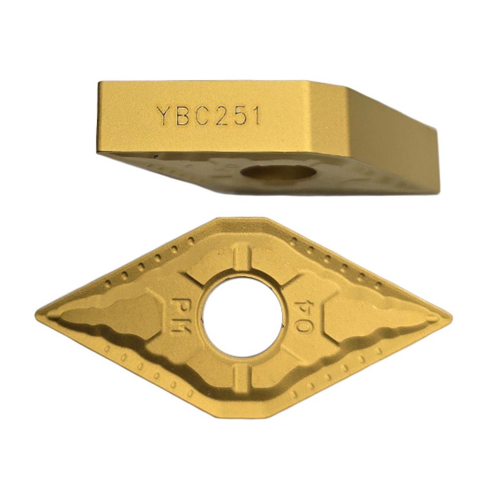 الماس تراشکاری DNMG150404 گرید YBC251 برند ZCC مخصوص برشکاری فولاد P10 تا P30