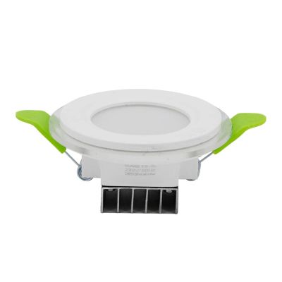 چراغ سقفی توکار 5 وات دایره ای پارس شعاع توس مدل گلاریس