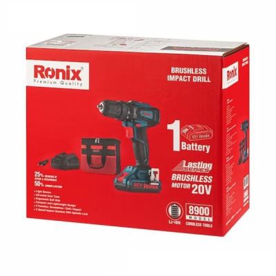 دریل پیچ گوشتی شارژی رونیکس مدل 8900